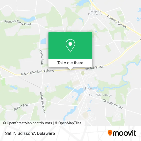 Sat' N Scissors' map