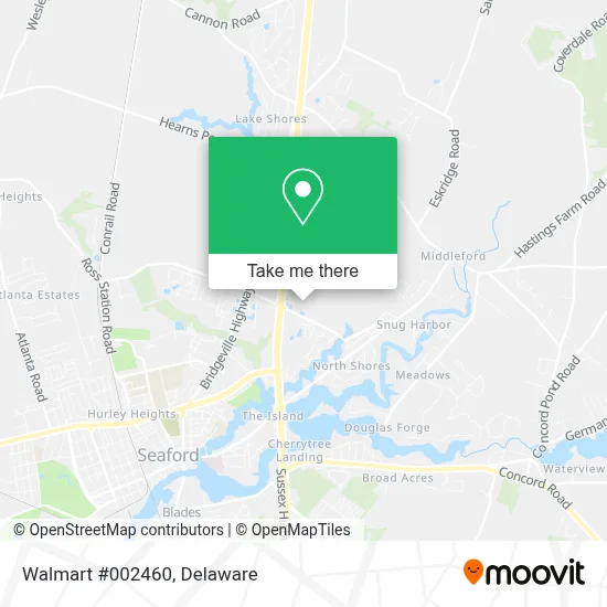 Walmart #002460 map