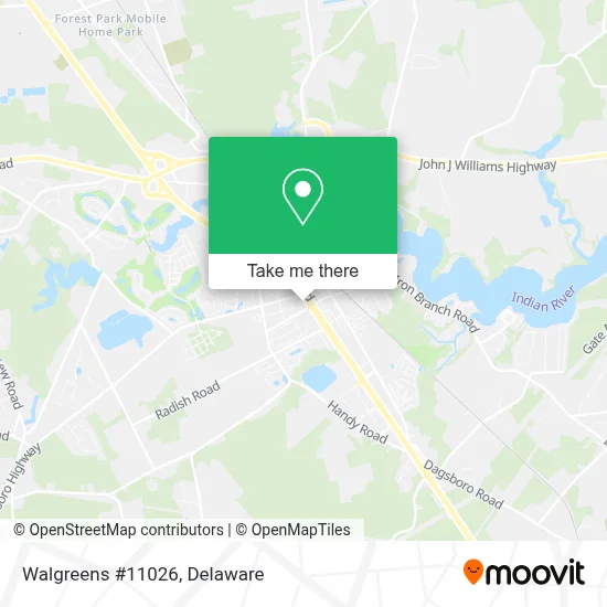 Walgreens #11026 map