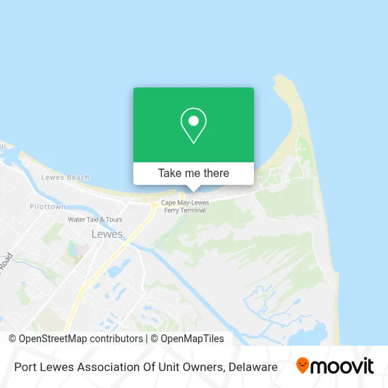 Port Lewes Association Of Unit Owners map
