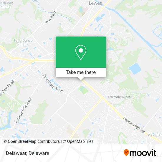 Delawear map
