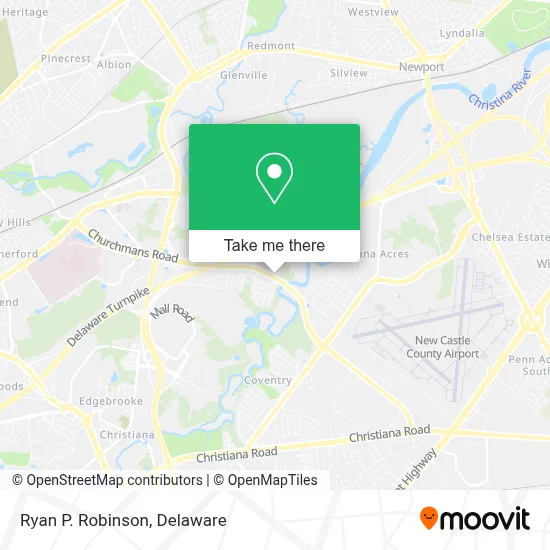 Ryan P. Robinson map