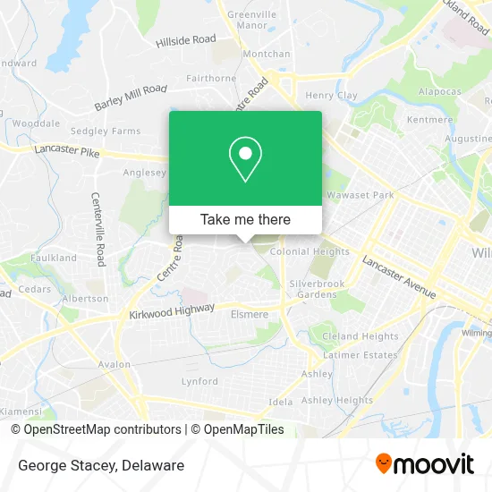 George Stacey map