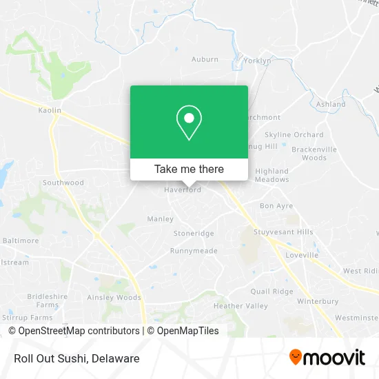Roll Out Sushi map