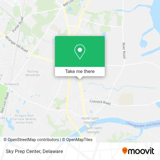 Sky Prep Center map