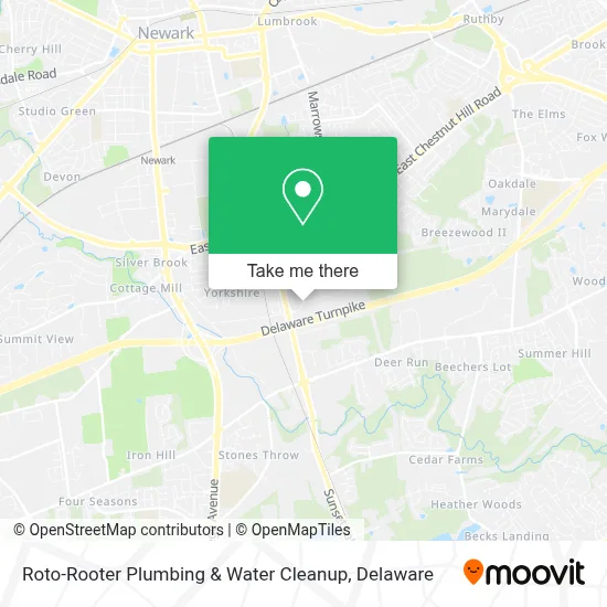 Roto-Rooter Plumbing & Water Cleanup map