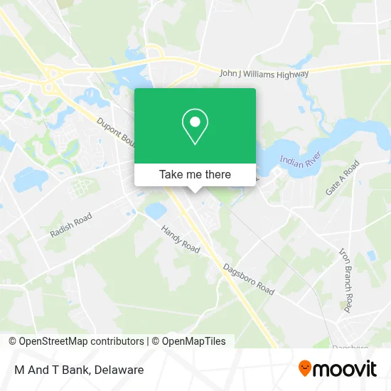 M And T Bank map