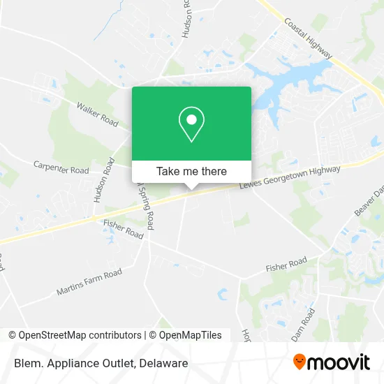 Blem. Appliance Outlet map