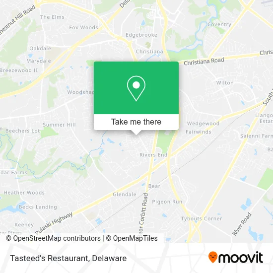 Tasteed's Restaurant map