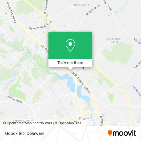 Goodx Inc map