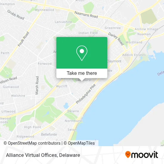 Alliance Virtual Offices map
