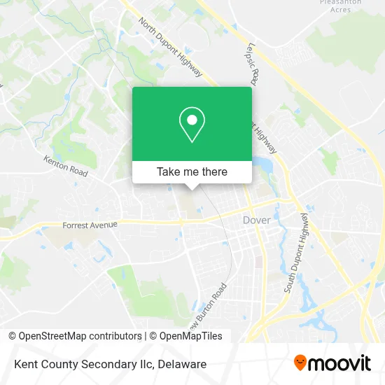 Kent County Secondary Ilc map
