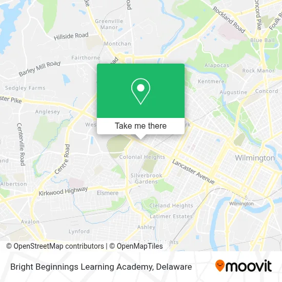 Bright Beginnings Learning Academy map