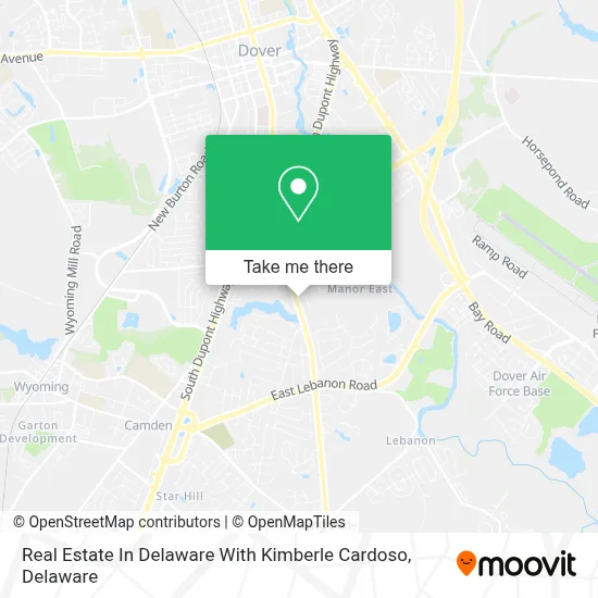 Real Estate In Delaware With Kimberle Cardoso map