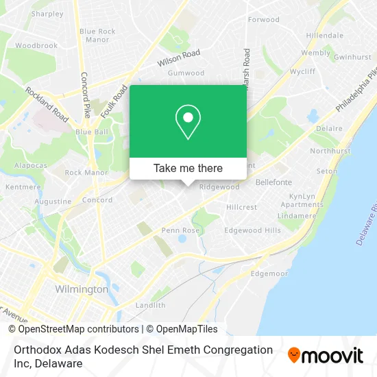 Orthodox Adas Kodesch Shel Emeth Congregation Inc map