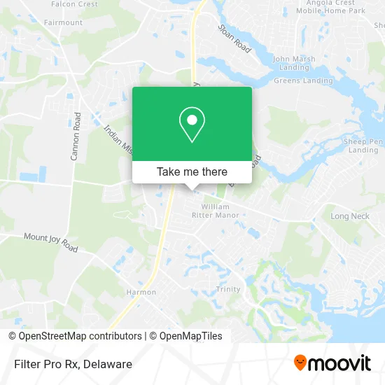 Filter Pro Rx map