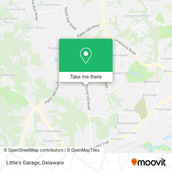 Little's Garage map