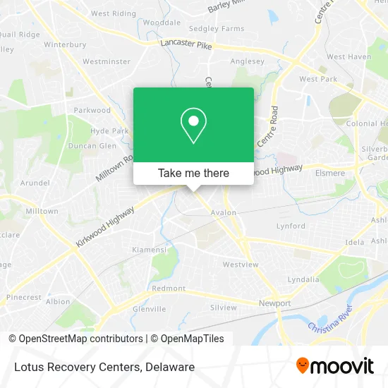 Lotus Recovery Centers map