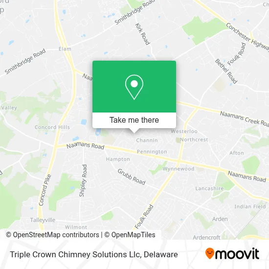 Triple Crown Chimney Solutions Llc map