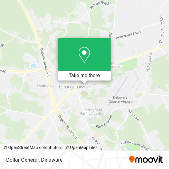Dollar General map
