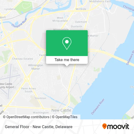 General Floor - New Castle map