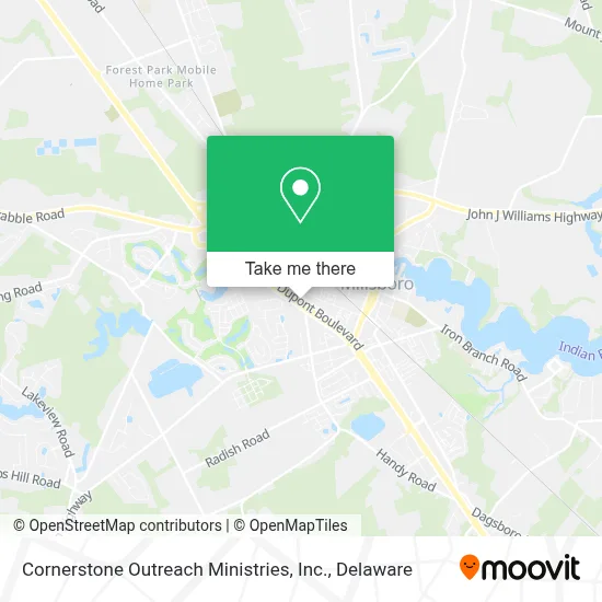 Cornerstone Outreach Ministries, Inc. map