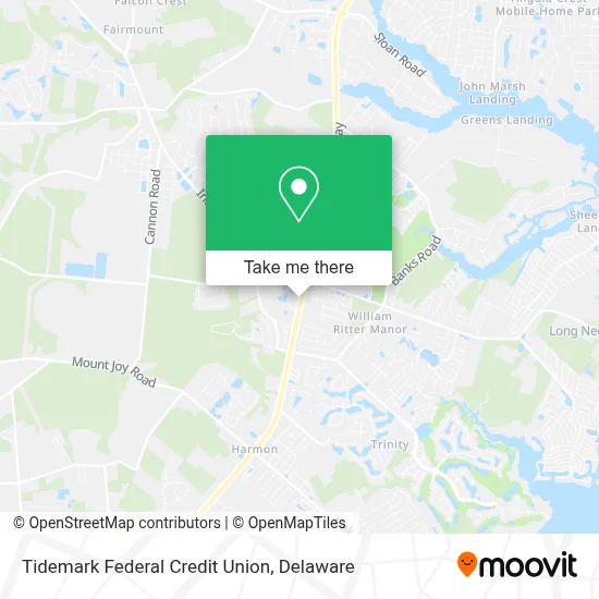 Tidemark Federal Credit Union map