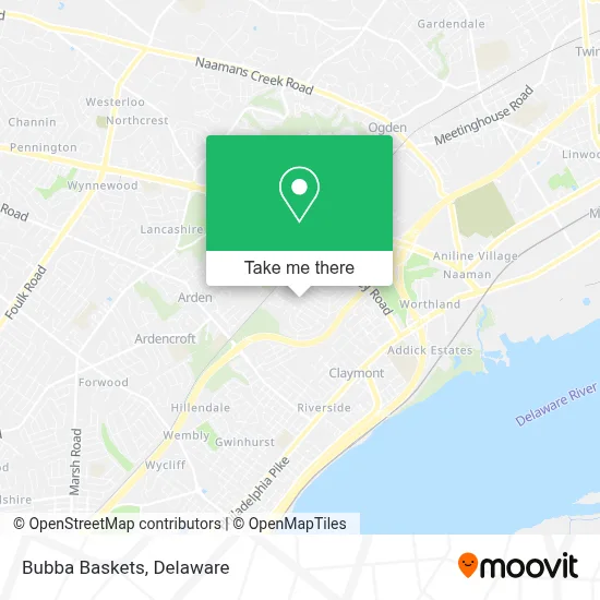 Bubba Baskets map