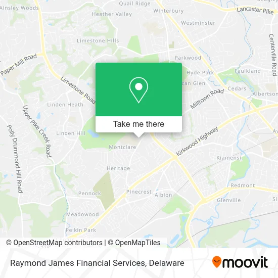 Raymond James Financial Services map