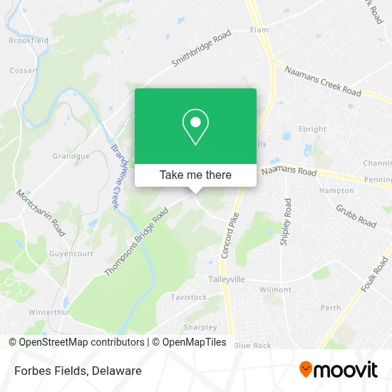 Forbes Fields map