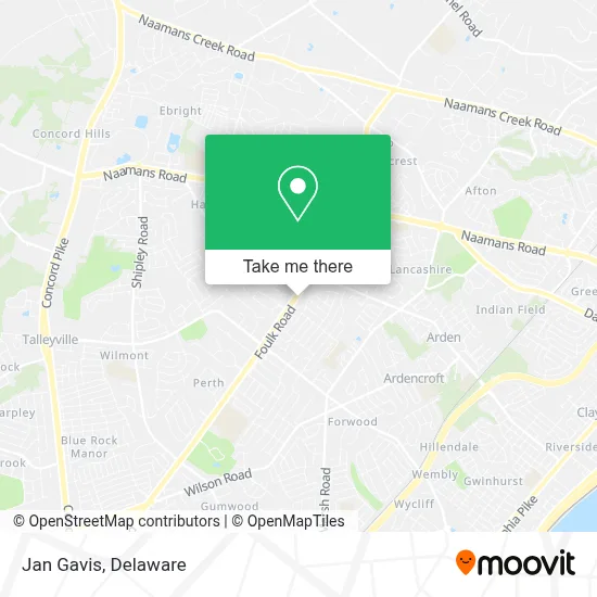 Jan Gavis map