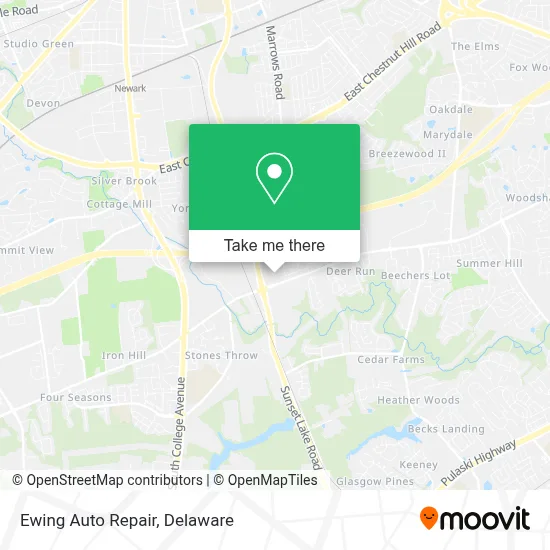 Ewing Auto Repair map