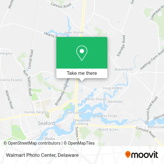Walmart Photo Center map