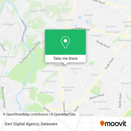 Dart Digital Agency map