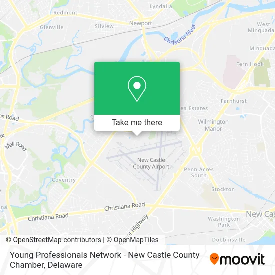Young Professionals Network - New Castle County Chamber map