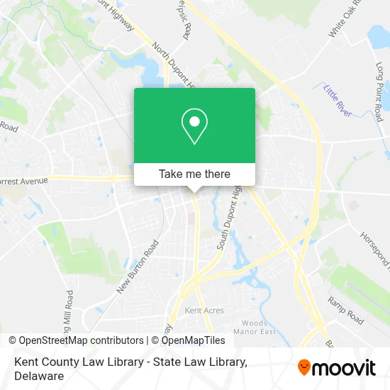 Kent County Law Library - State Law Library map