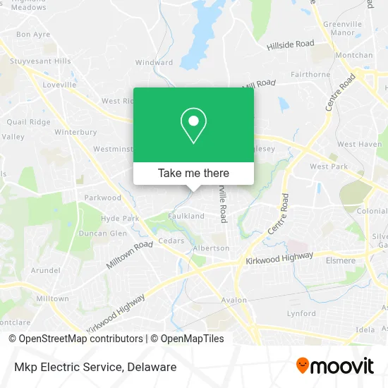 Mkp Electric Service map
