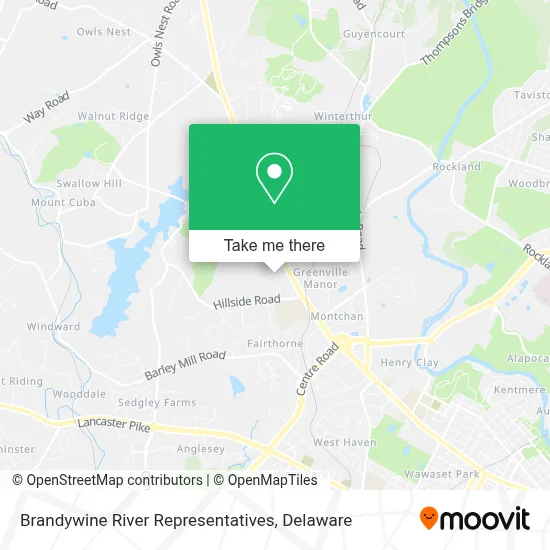 Brandywine River Representatives map