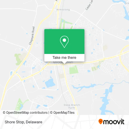 Shore Stop map
