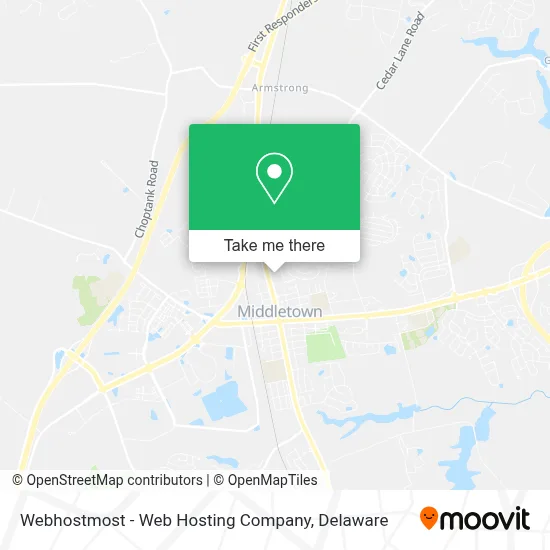 Webhostmost - Web Hosting Company map