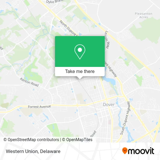 Western Union map
