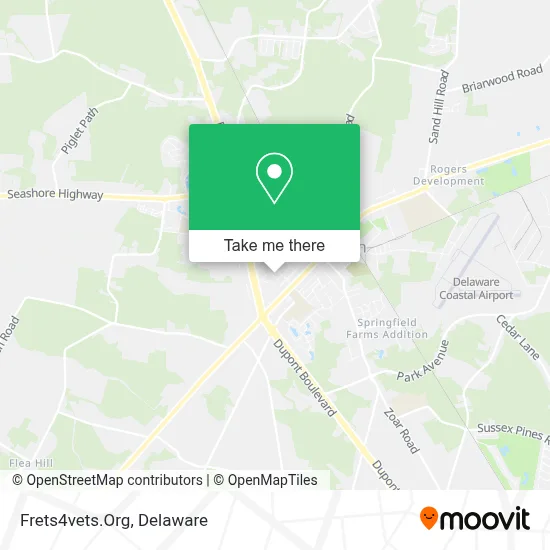 Frets4vets.Org map