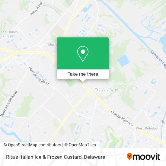 Rita's Italian Ice & Frozen Custard map