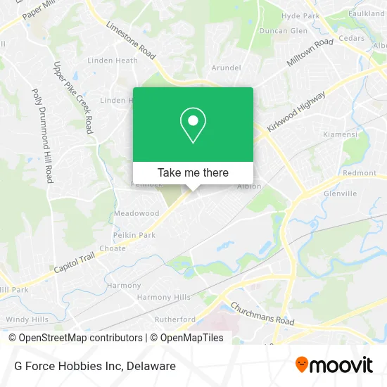 G Force Hobbies Inc map