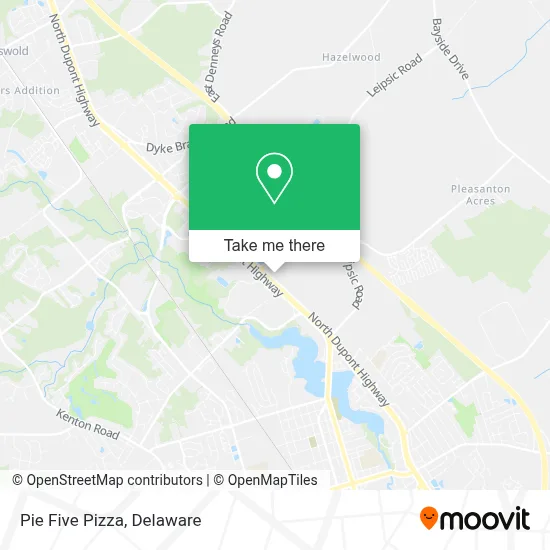 Pie Five Pizza map