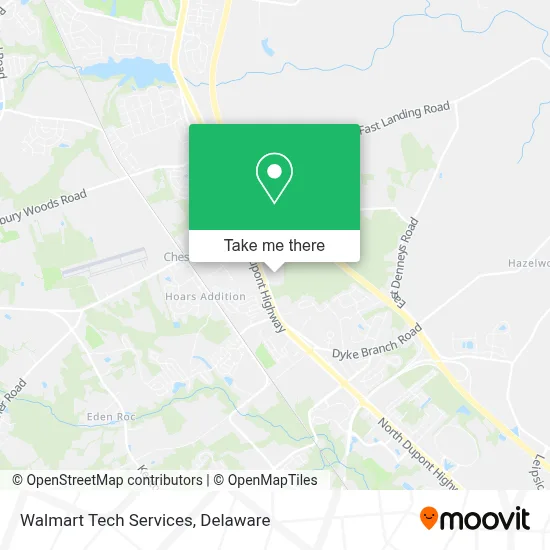 Walmart Tech Services map