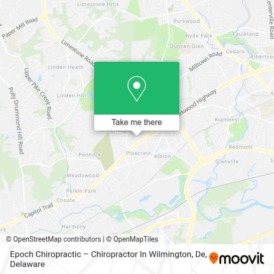 Epoch Chiropractic – Chiropractor In Wilmington, De map