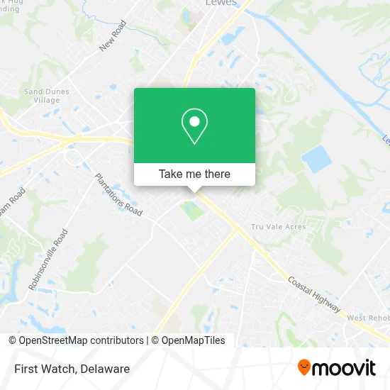 First Watch map