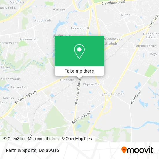Faith & Sports map