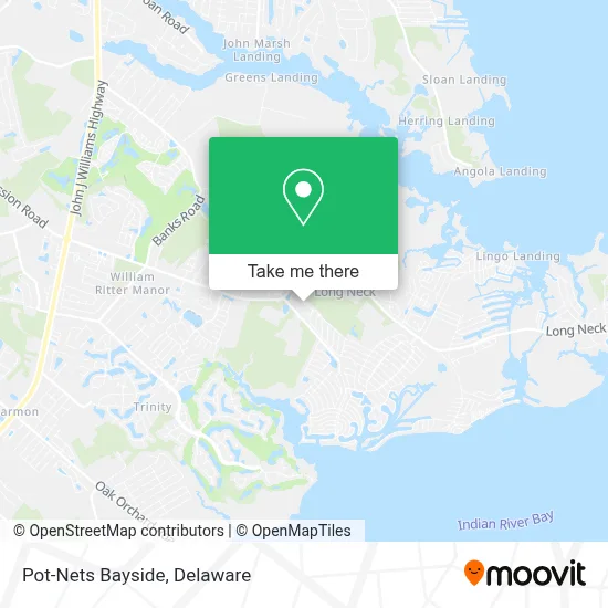 Pot-Nets Bayside map
